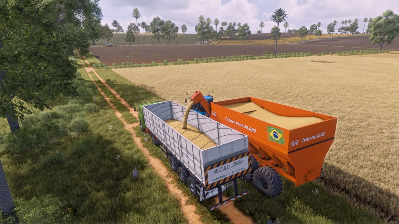 Бочка JAN TANKER 40000 для Farming Simulator 25