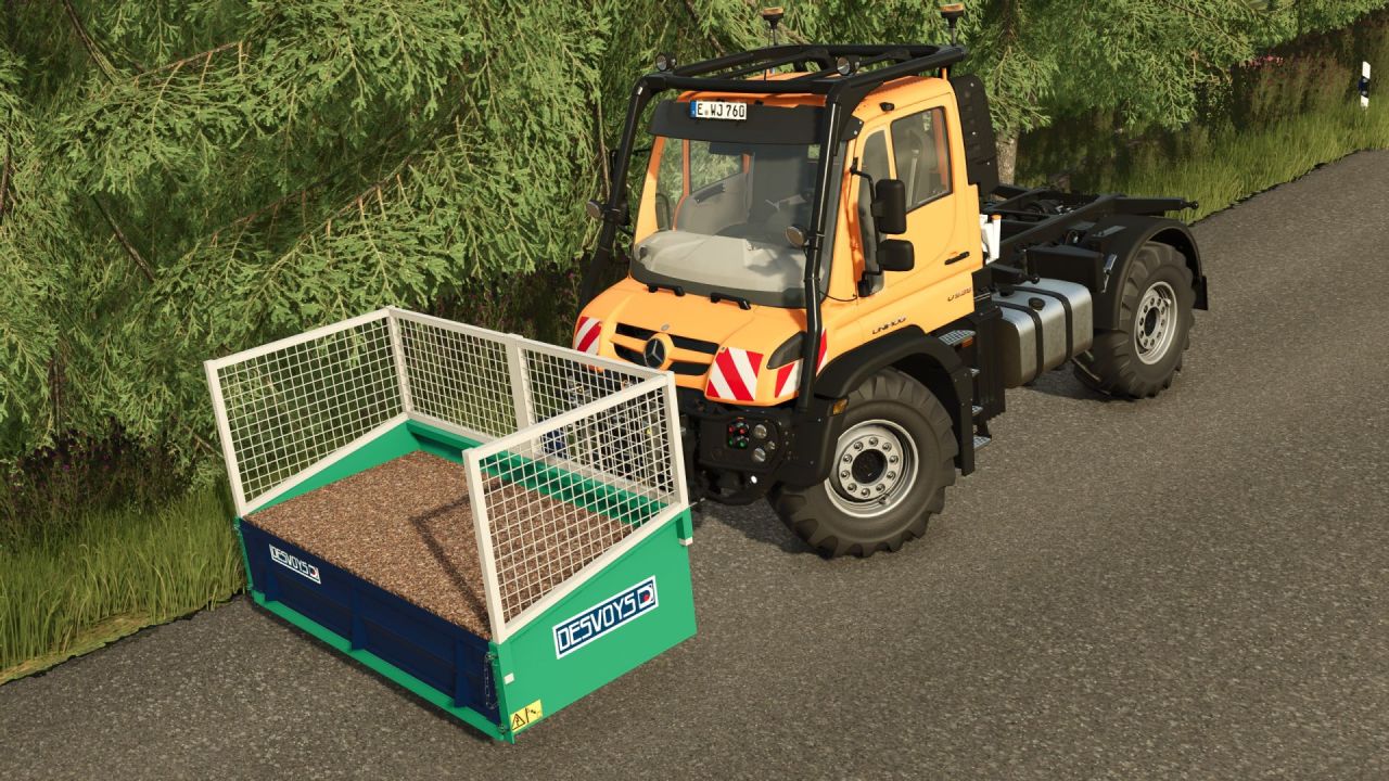Бункер Desvoys навісний 3-точковий для Farming Simulator 25
