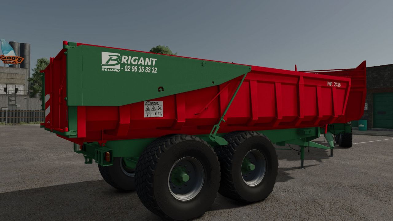 Причіп Brigant MR2416 для Farming Simulator 25