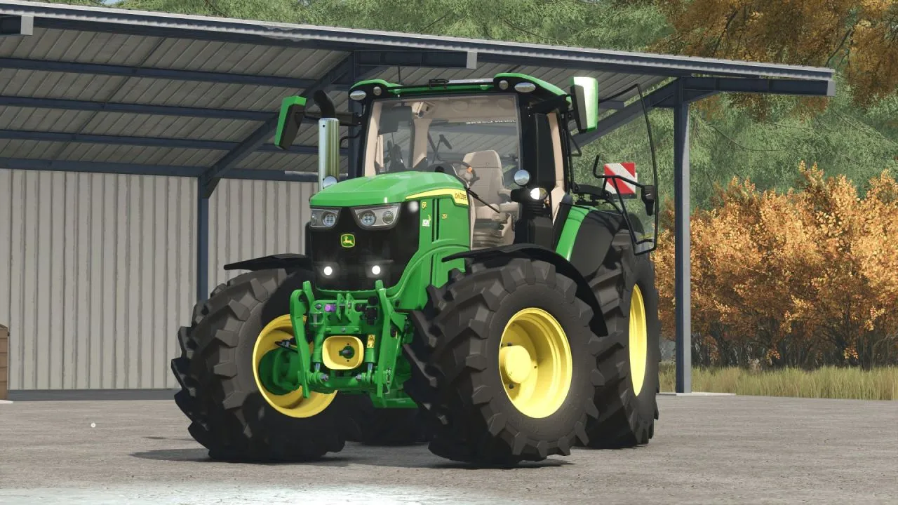 Потужний John Deere 6R 230-250 XTRA LARGE — Преміум Трактор для FS25
