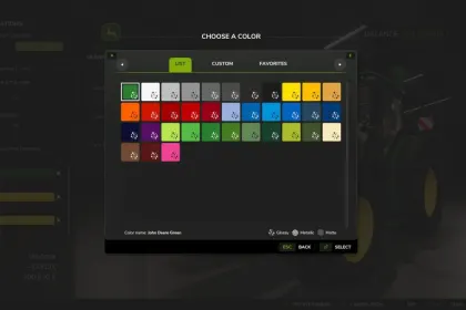 Потужний John Deere 6R 230-250 XTRA LARGE — Преміум Трактор для FS25 — 4