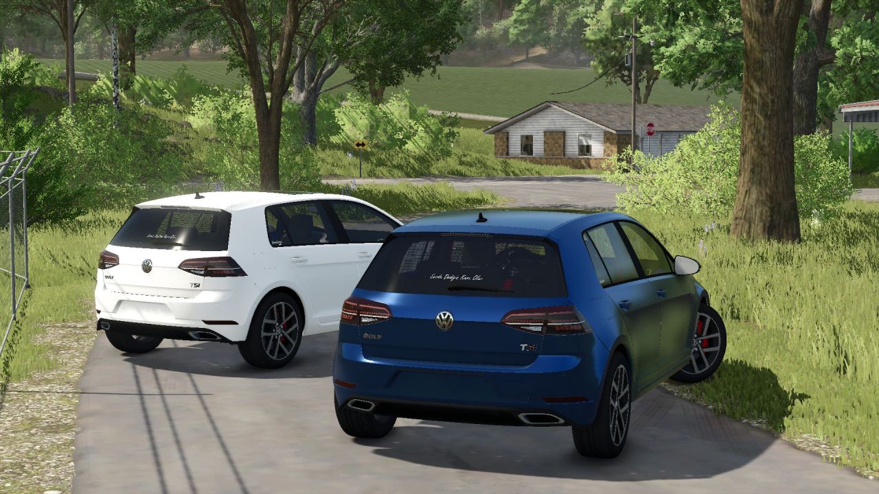 Автомобіль Volkswagen Golf 7 sade для Farming Simulator 25