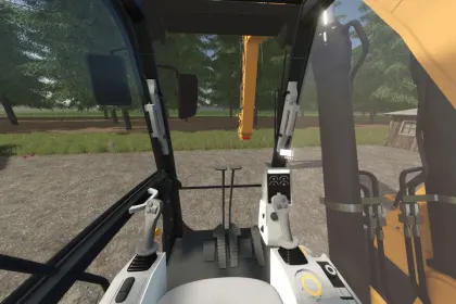 Потужний Екскаватор Cat 335NG EDIT з GPS та Прапором США для Farming Simulator 25 — 3