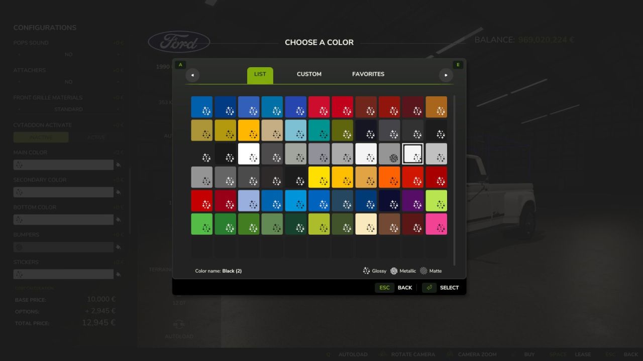 Вантажівка Ford F-150 1990 для Farming Simulator 25