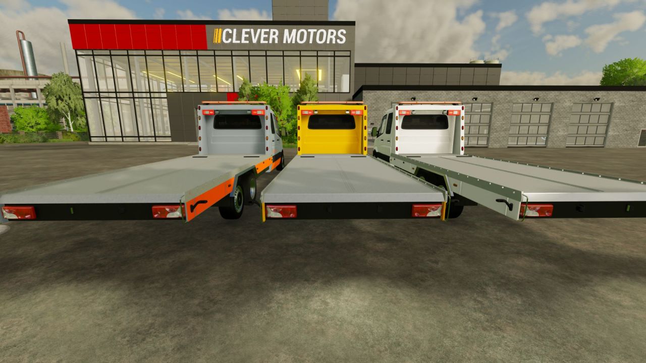 Автомобіль Mercedes Benz Sprinter 2013 Blitzlader V2 для Farming Simulator 22