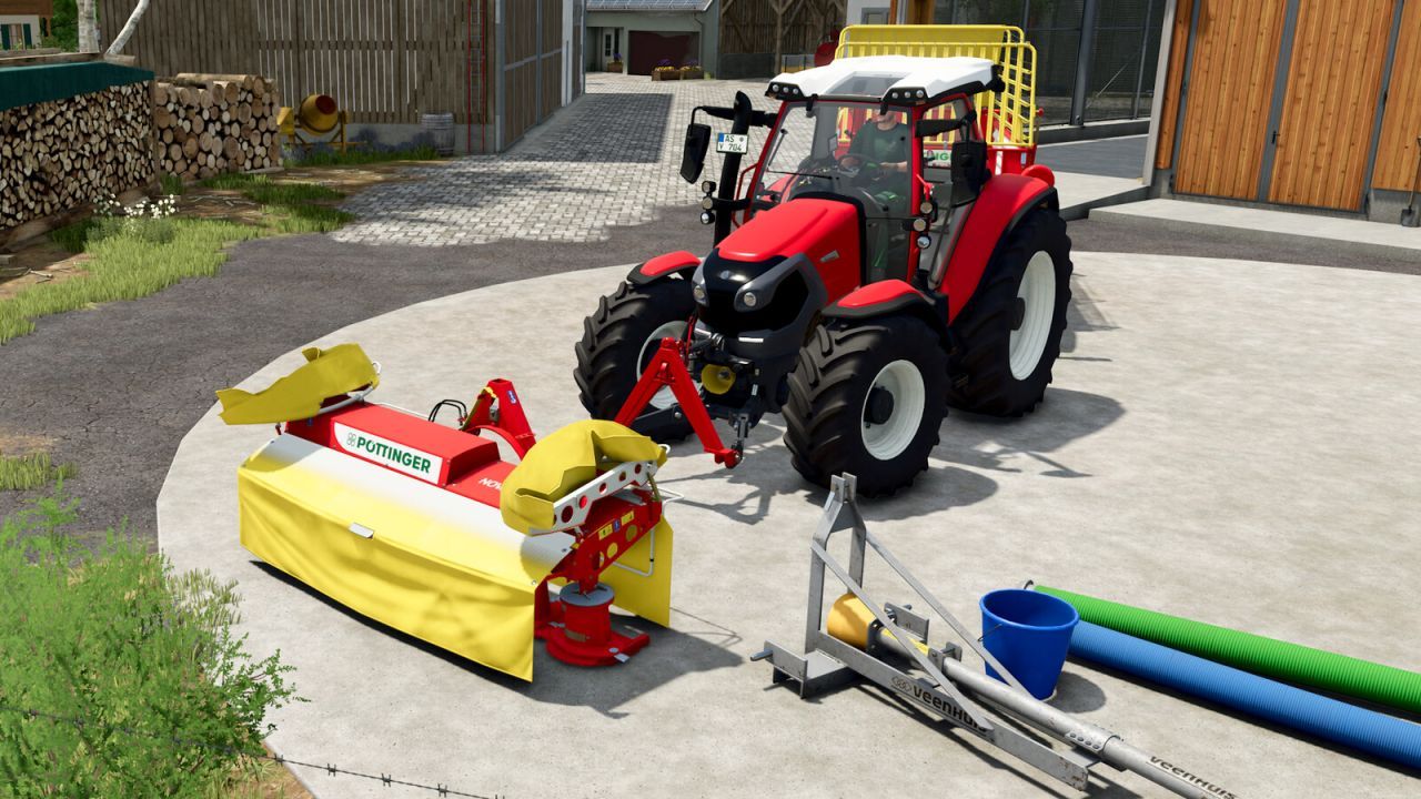 Косарка Pöttinger NOVAALPIN Pack для Farming Simulator 25