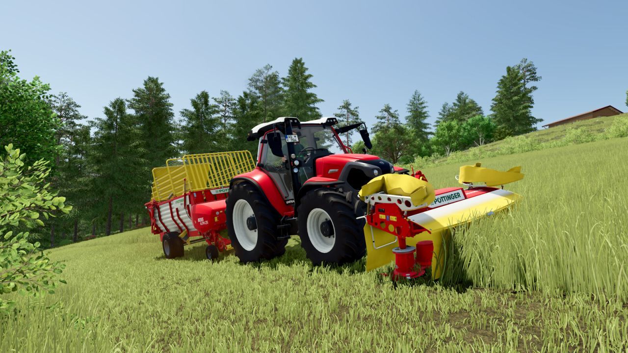 Косарка Pöttinger NOVAALPIN Pack для Farming Simulator 25