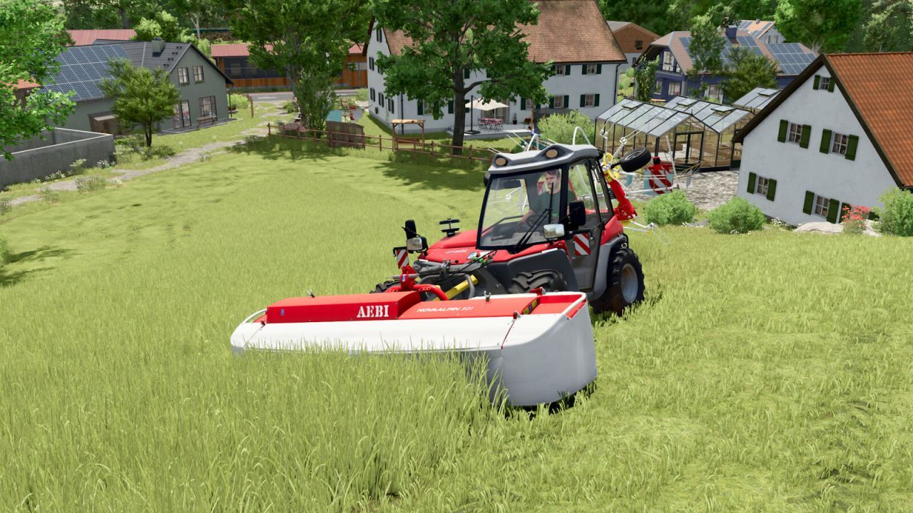 Косарка Pöttinger NOVAALPIN Pack для Farming Simulator 25
