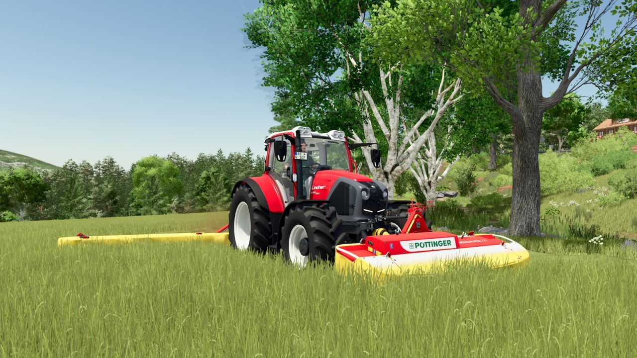 Косарка Pöttinger NOVAALPIN Pack для Farming Simulator 25