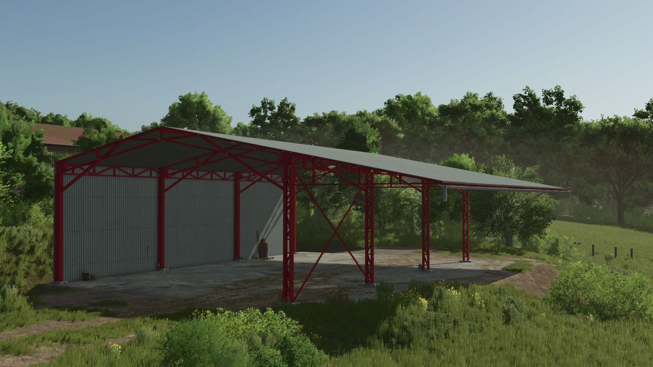 New Metal Shed French Metal Shed for Farming Simulator 25 — Perfect Farm Storage