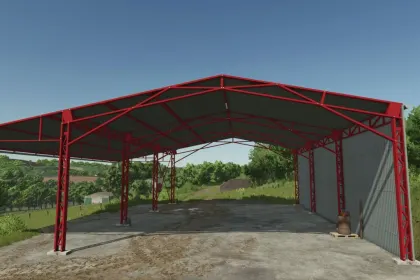 Neuer Metallischer Schuppen French Metal Shed für Farming Simulator 25 – Perfektes Lager auf dem Bauernhof — 2