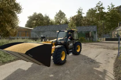 Telehandler Tools Taylor Attachments Shovel Pack for Farming Simulator 25