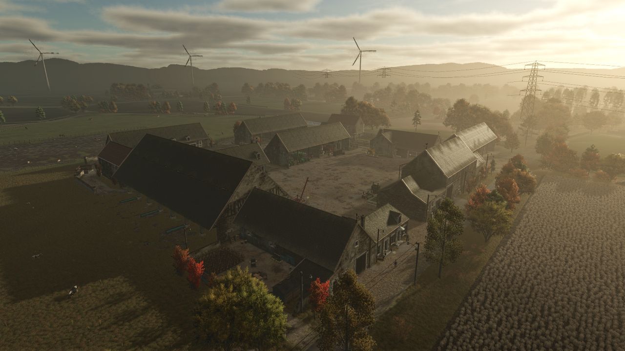 Atmosferyczna Francuska Mapa Les Grandes Chaumes (MA7 Edition) do Farming Simulator 25