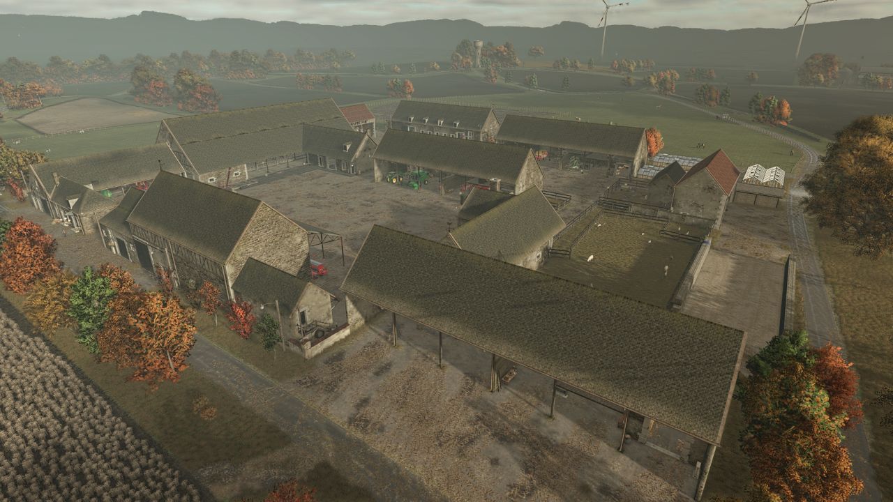 Atmosferyczna Francuska Mapa Les Grandes Chaumes (MA7 Edition) do Farming Simulator 25