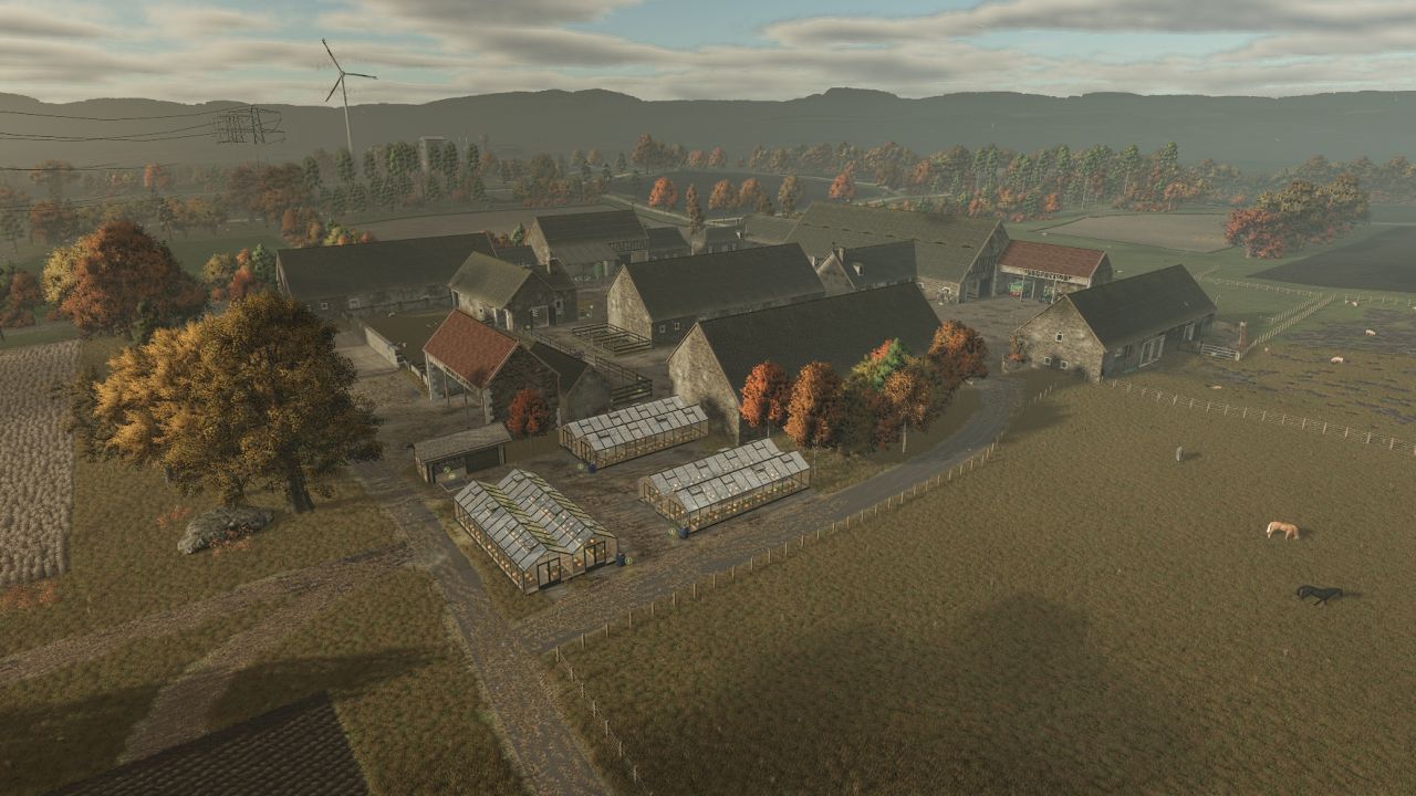 Atmosferyczna Francuska Mapa Les Grandes Chaumes (MA7 Edition) do Farming Simulator 25