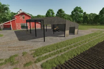 Склад для зберігання обладнання для Farming Simulator 25