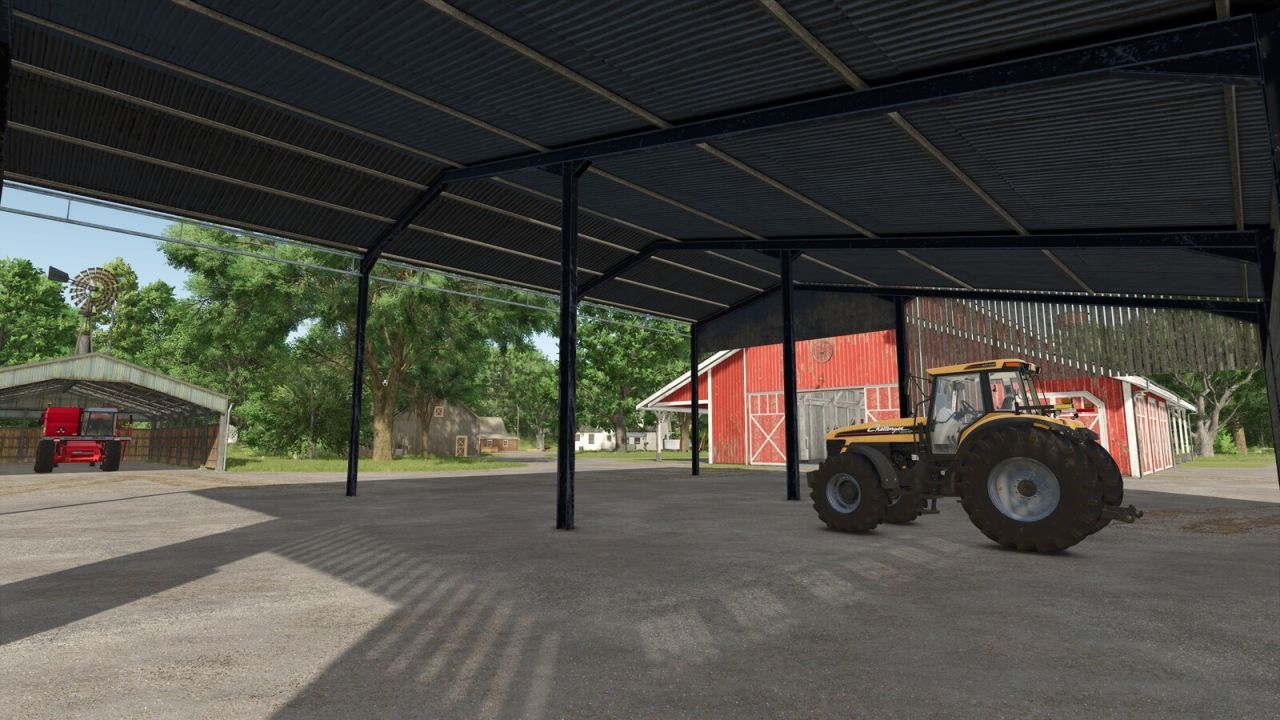 Склад для зберігання обладнання для Farming Simulator 25