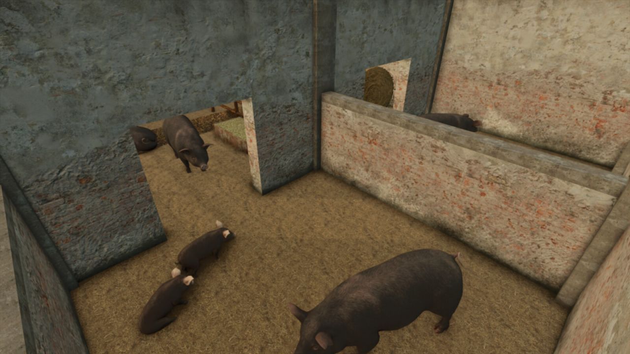 Свинарник Balkan для Farming Simulator 25
