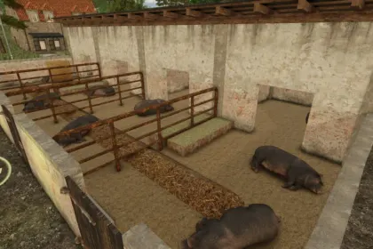 Свинарник Balkan для Farming Simulator 25 — 3