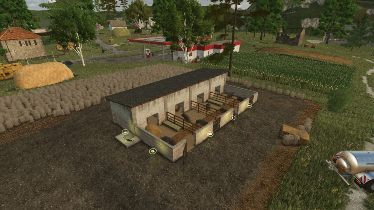 Свинарник Balkan для Farming Simulator 25
