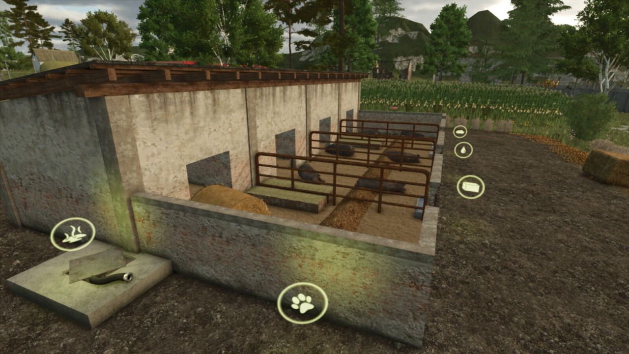 Свинарник Balkan для Farming Simulator 25