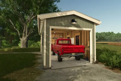 Гараж Classic One Car для Farming Simulator 25 — 4