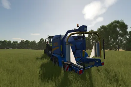 Mod do rozładunku folii na bele do Farming Simulator 25