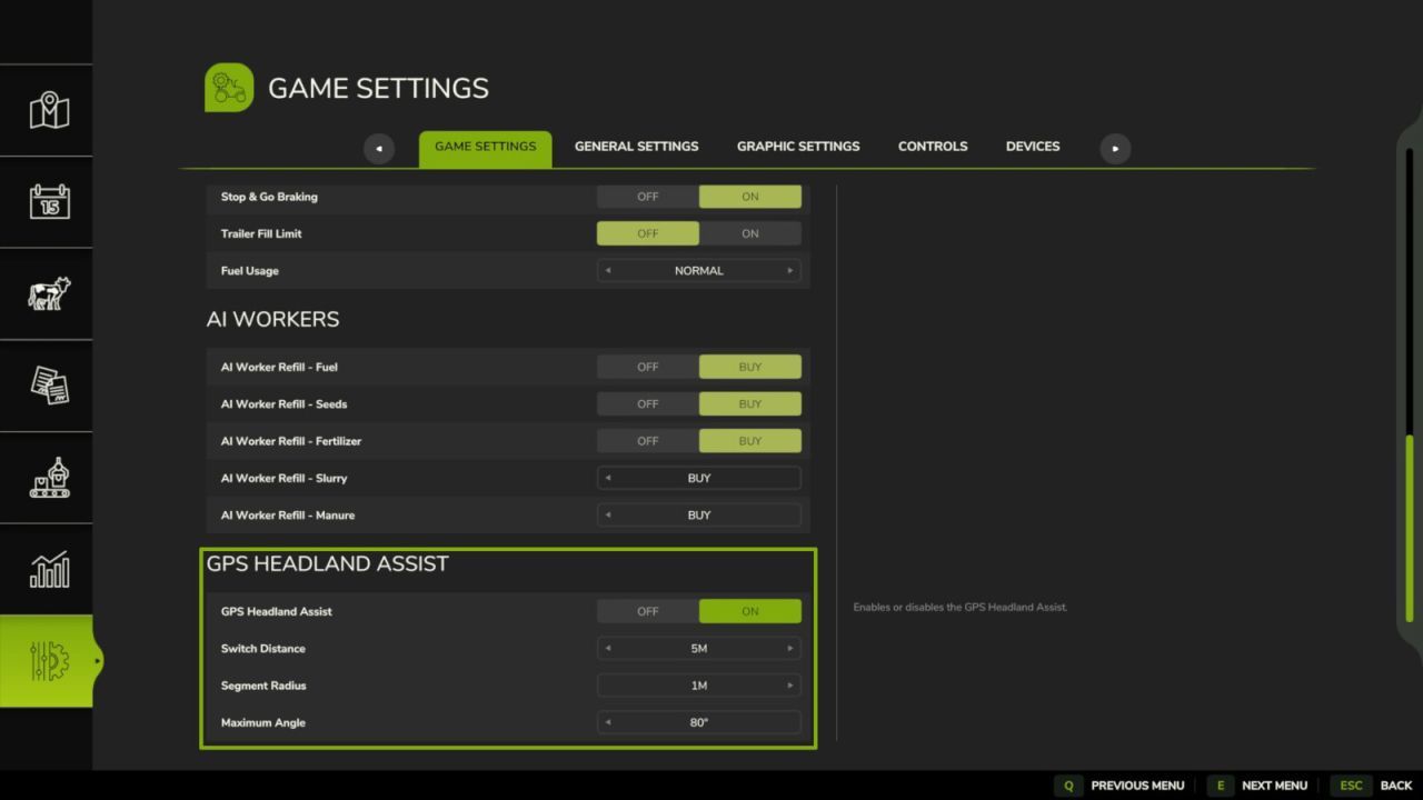 GPS Асистент для Farming Simulator 25