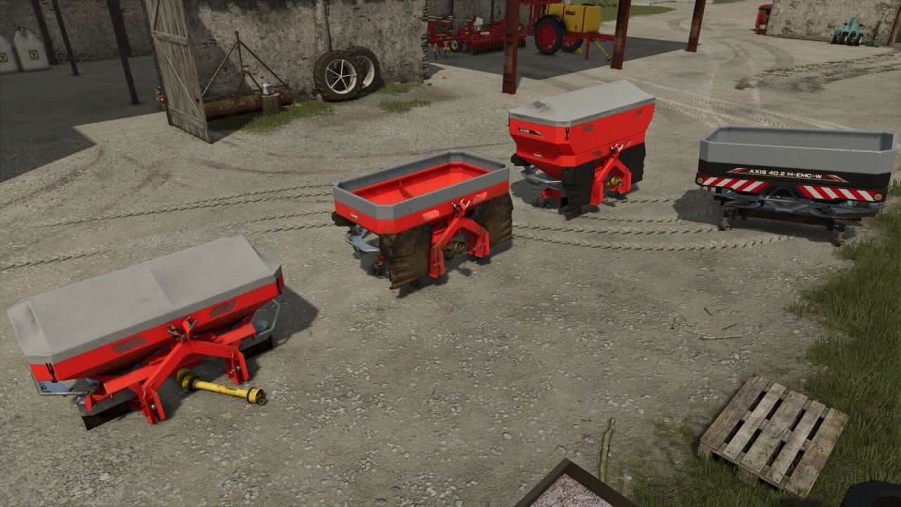 Rozrzutnik nawozów Kuhn Axis 402 do Farming Simulator 25
