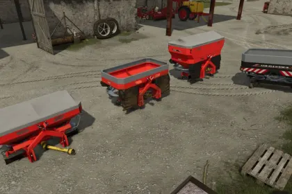 Rozrzutnik nawozów Kuhn Axis 402 do Farming Simulator 25 — 2
