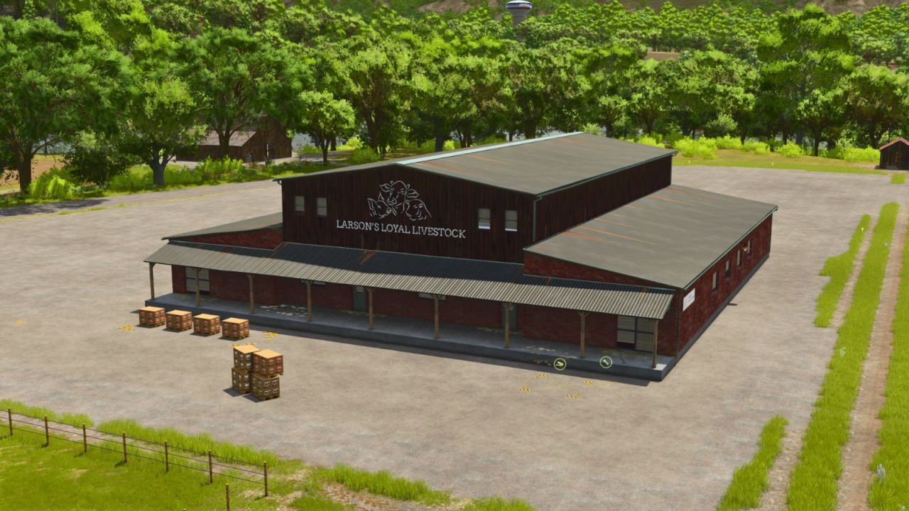 Реалістична Бійня BUTCHER для Realistic Livestock у Farming Simulator 25