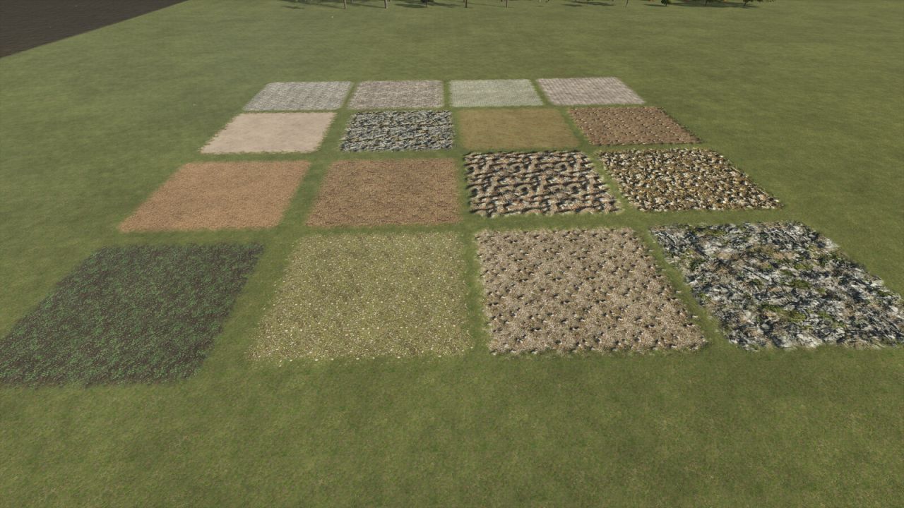 Mapa Empty Template Maps Multifruit Pack do Farming Simulator 25