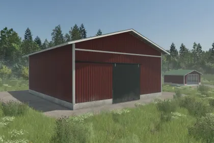 Нова Квадратна Майстерня Square Shed для Техніки у Farming Simulator 25 — 1