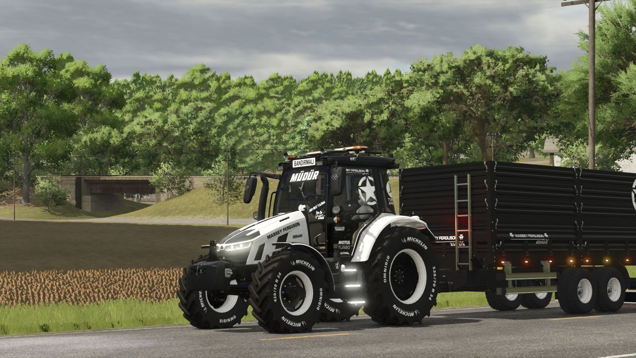 Трактор Massey Ferguson 5S Fuar для Farming Simulator 25