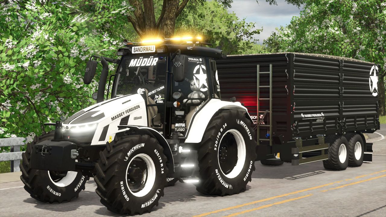 Трактор Massey Ferguson 5S Fuar для Farming Simulator 25
