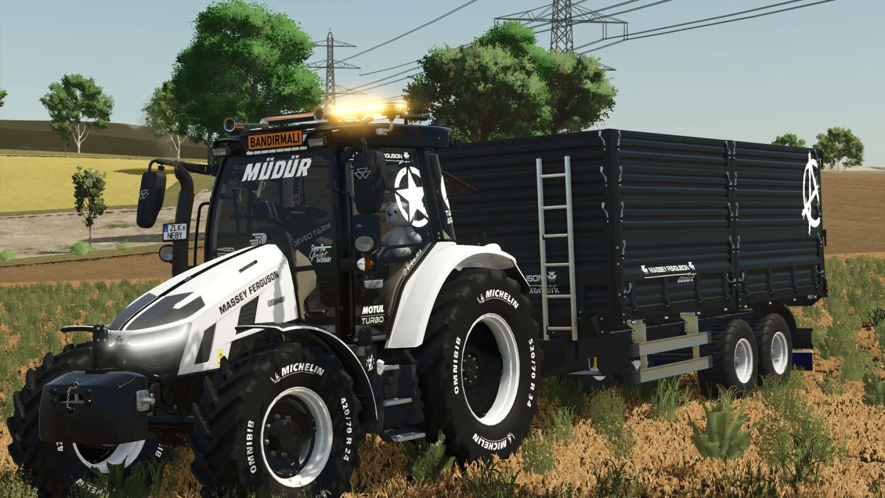 Трактор Massey Ferguson 5S Fuar для Farming Simulator 25