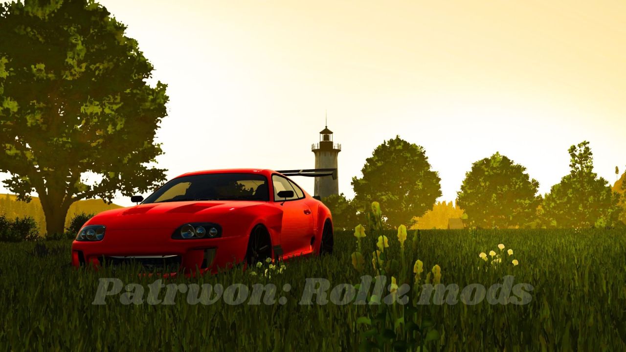 Автомобіль Toyota Supra Mk4 для Farming Simulator 25