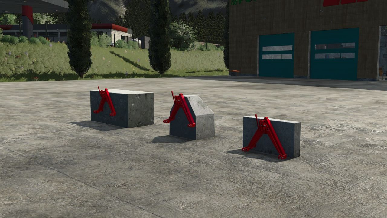 Пакет бетонних ваг для Farming Simulator 25