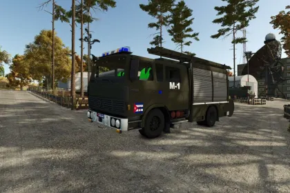 Пожежна машина Renault G230 FPT для Farming Simulator 25