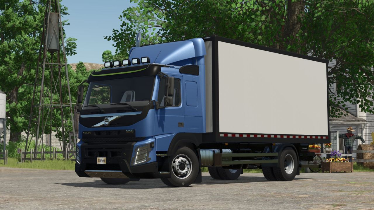Powerful Volvo FMX Truck for Transporting Pallets and Bales in Farming Simulator 25