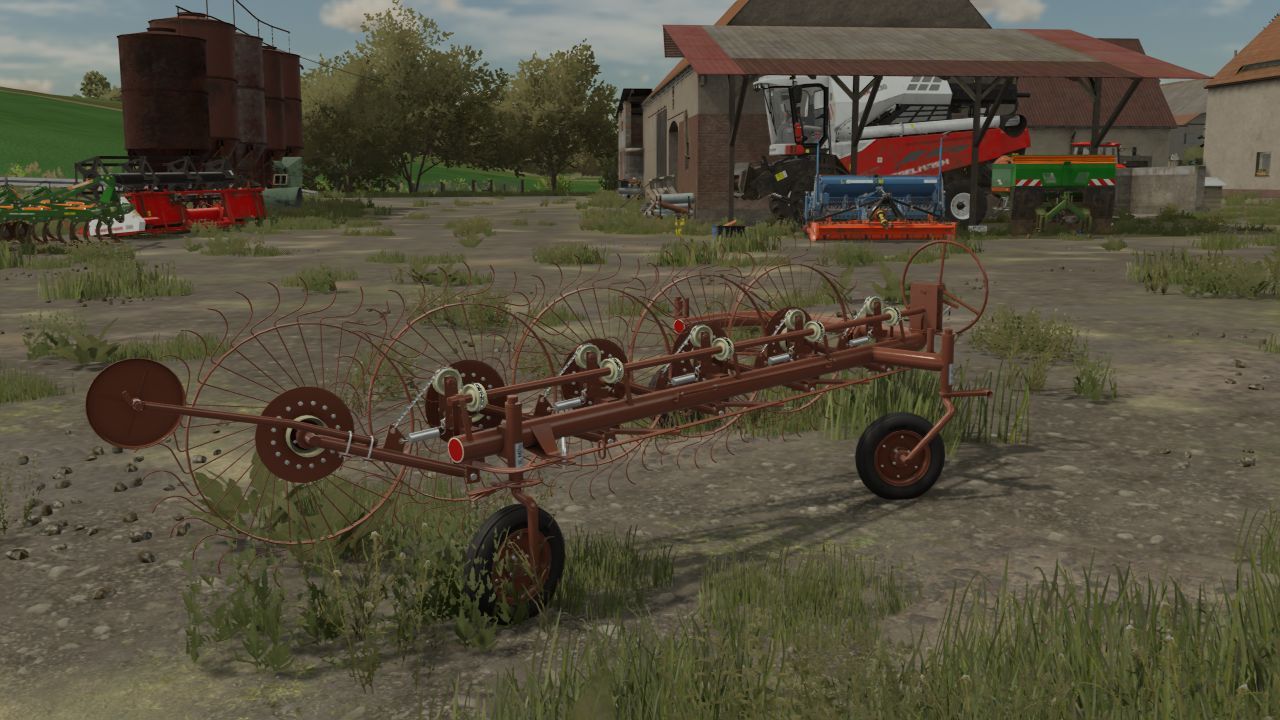 Rake AGROMET "FAMAROL" SŁUPSK Z216 for Farming Simulator 22