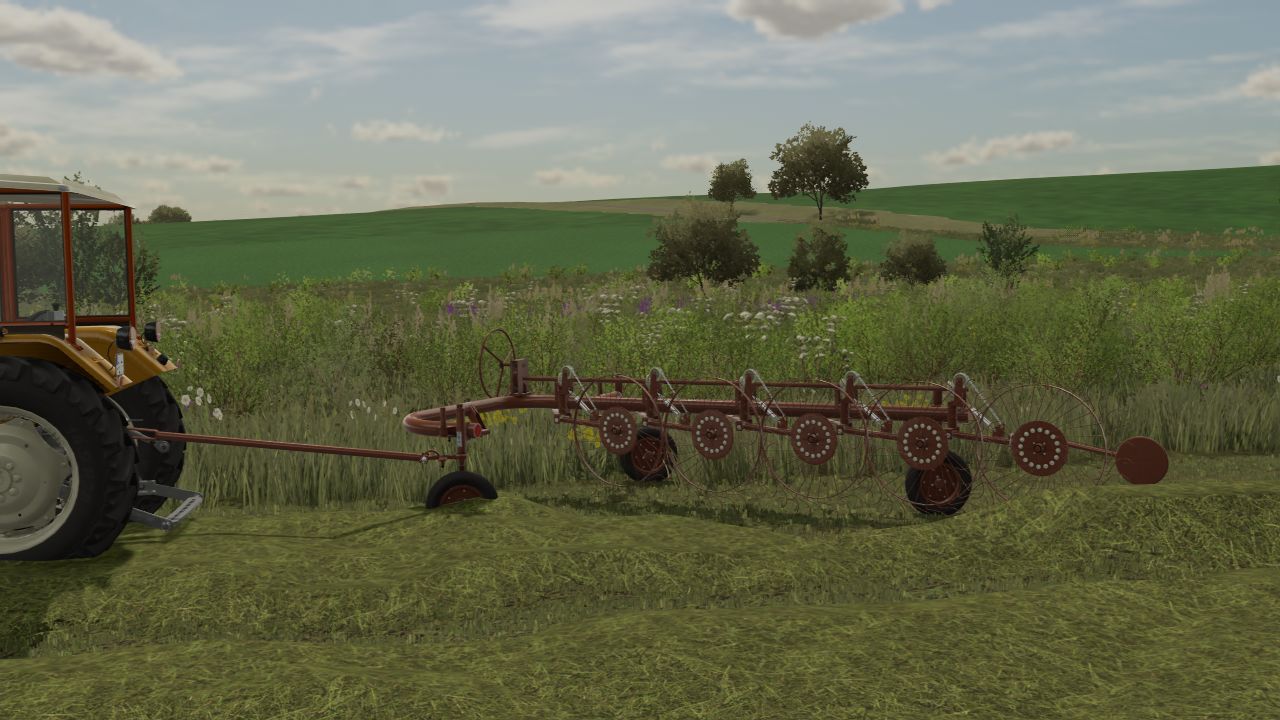 Rake AGROMET "FAMAROL" SŁUPSK Z216 for Farming Simulator 22
