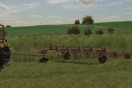 Rake AGROMET "FAMAROL" SŁUPSK Z216 for Farming Simulator 22 — 3