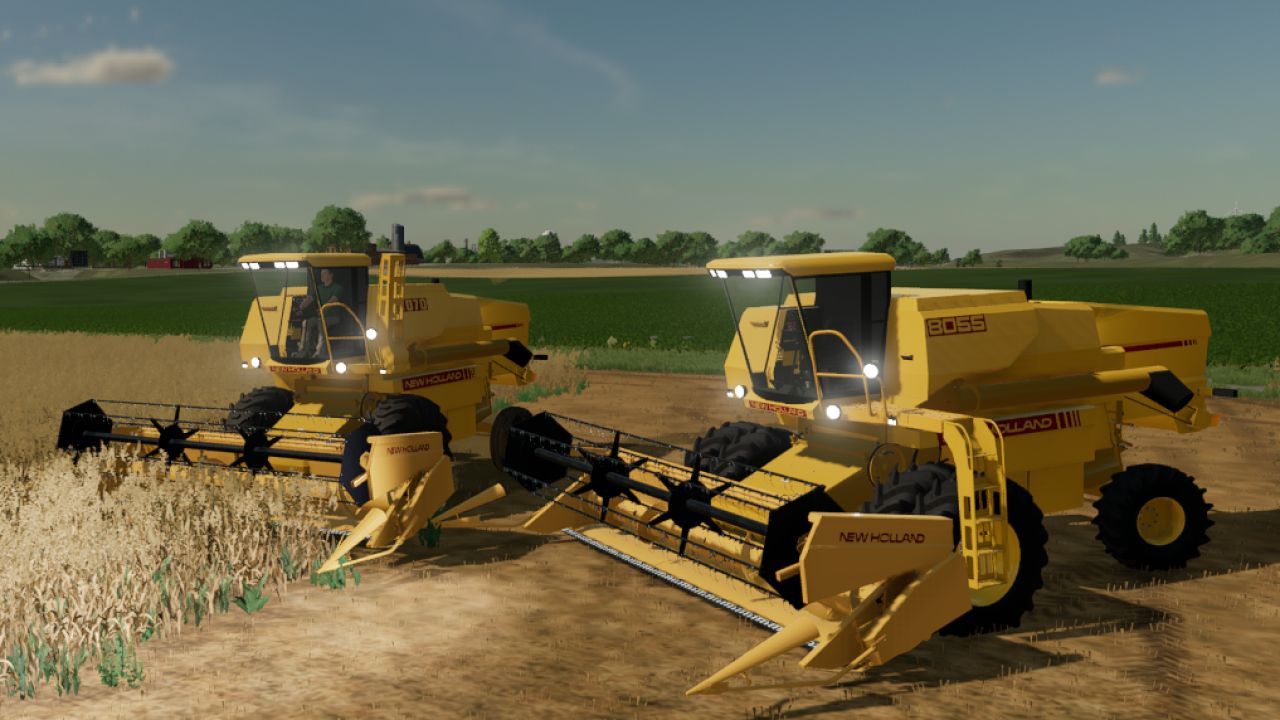 Harvester New Holland 8070 for Farming Simulator 22