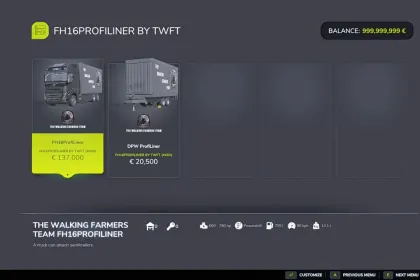 Ciężarówka Volvo FH16 Profiliner do Farming Simulator 25 — 2