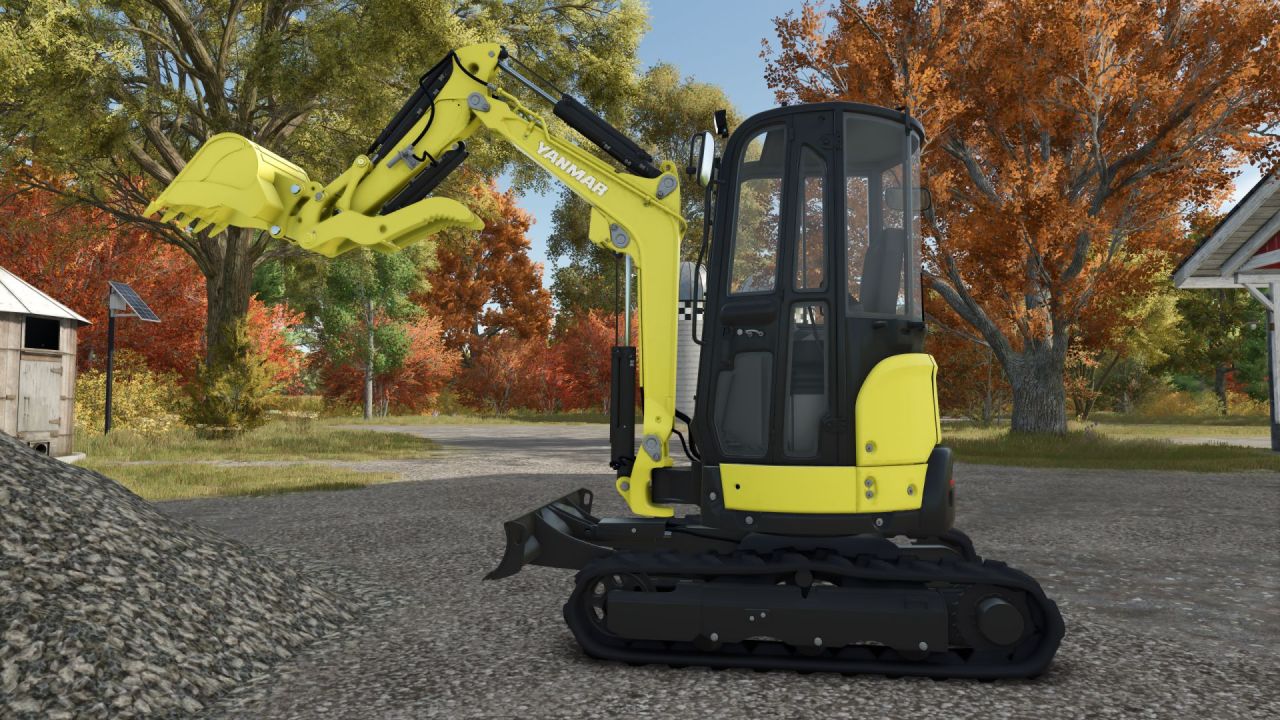 Екскаватор Yanmar Vio 27-6 для Farming Simulator 25
