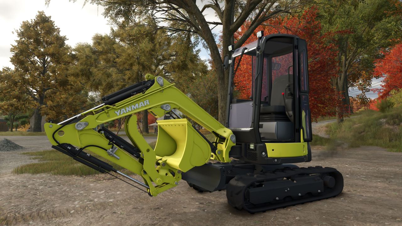 Екскаватор Yanmar Vio 27-6 для Farming Simulator 25