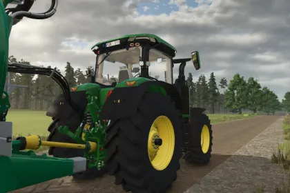 Трактор John Deere 7R Series для Farming Simulator 25 — 2