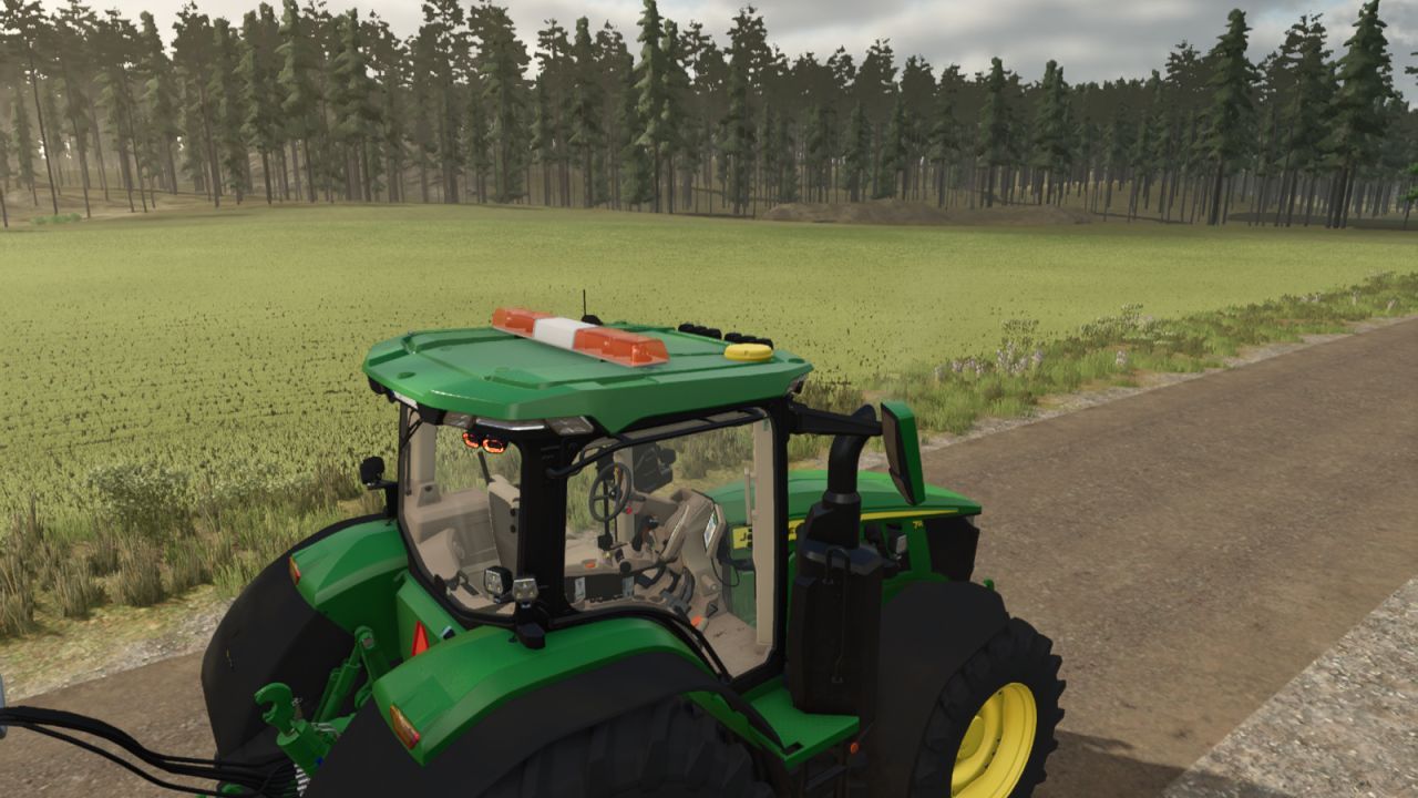 Трактор John Deere 7R Series для Farming Simulator 25