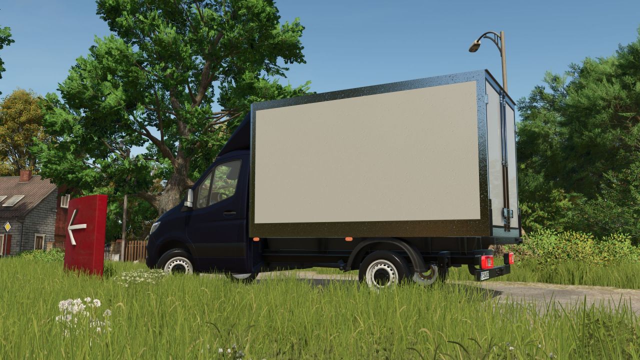 Фургон Mercedes-Benz Sprinter MK3 для Farming Simulator 25